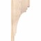 Ekena Millwork Pescadero Smooth Corbel, Douglas Fir, 5 1/2"W x 10"D x 22"H COR06X10X22PEC00SDF - alternate 4